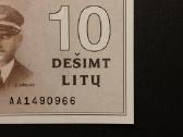 10 litu 1991 Aa Unc graded. - nuotraukos Nr. 4
