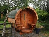 Apvali sauna lauko pirtis bačka 3,5m ilgio - nuotraukos Nr. 2