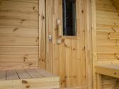 Apvali sauna lauko pirtis bačka 3,5m ilgio - nuotraukos Nr. 7