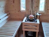 Apvali sauna lauko pirtis bačka 3,5m ilgio - nuotraukos Nr. 10