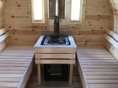 Apvali sauna lauko pirtis bačka 3,5m ilgio - nuotraukos Nr. 11