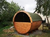 Apvali sauna lauko pirtis bačka 3,5m ilgio - nuotraukos Nr. 12