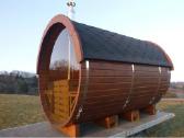 Apvali sauna lauko pirtis bačka 3,5m ilgio - nuotraukos Nr. 15