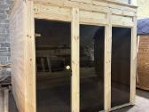 Eco modulinė Sauna 2.4x2.4m karkasinė pirtis - nuotraukos Nr. 9