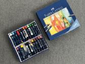 Faber-castell aliejinės kreidelės, 24 spalvų