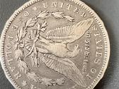 1 doleris 1897 moneta sidabras - nuotraukos Nr. 2