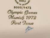 72 Miuncheno Olympinių Žaidynių poceliano lekštė - nuotraukos Nr. 3