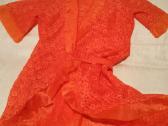 Naujas sexy Vintage raudonas kaproninis chalatas-p - nuotraukos Nr. 8
