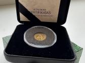 10 litų auksinė moneta Kalvelis, Lietuvos Bankas. - nuotraukos Nr. 4
