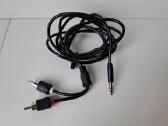 Audio laidas, kabelis, jungtis.