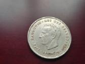 Sidabrine moneta Belgija 250 Franc.