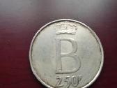 Sidabrine moneta Belgija 250 Franc. - nuotraukos Nr. 2