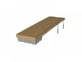 Pontoninis lieptelis Petriukas 1.2x4.5m - nuotraukos Nr. 5