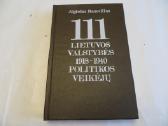 Knyga 111 Lietuvos Valstybės 1918-1940 politikos