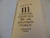 Knyga 111 Lietuvos Valstybės 1918-1940 politikos - nuotraukos Nr. 3