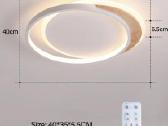 Fanlg LED lubinis sviestuvas, 40cm