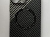 Anglies pluošto iPhone 13 Pro Max dėklai