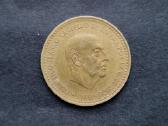 Ispanijos Karalystės 1 peseta 1966 m. žymuo 71