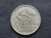 Ispanijos Karalystės 5 pesetos 1957 m. - nuotraukos Nr. 8