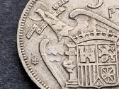 Ispanijos Karalystės 5 pesetos 1957 m. - nuotraukos Nr. 9