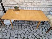 Vintažinis mid century tikmedžio kavos staliukas