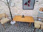 Vintažinis mid century tikmedžio kavos staliukas - nuotraukos Nr. 33