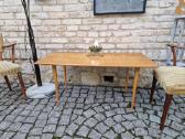 Vintažinis mid century tikmedžio kavos staliukas - nuotraukos Nr. 35