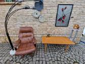 Vintažinis mid century tikmedžio kavos staliukas - nuotraukos Nr. 37