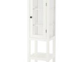 Ikea aukšta spintelė Hemnes su stiklinėmis durimis