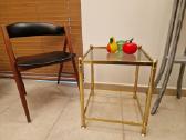 Vintažinis mid century žalvario Bauhaus staliukas - nuotraukos Nr. 4