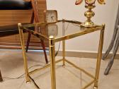 Vintažinis mid century žalvario Bauhaus staliukas - nuotraukos Nr. 13