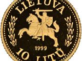 10 litų auksinė moneta Kalviukas, Lietuvos Bankas. - nuotraukos Nr. 2