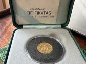 10 litų auksinė moneta Kalviukas, Lietuvos Bankas. - nuotraukos Nr. 9