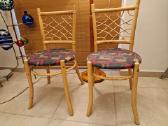 Vintažinės mid century natūralaus ratango kėdės - nuotraukos Nr. 7