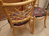 Vintažinės mid century natūralaus ratango kėdės - nuotraukos Nr. 17