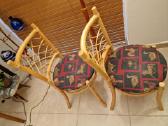 Vintažinės mid century natūralaus ratango kėdės - nuotraukos Nr. 27