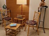 Vintažinės mid century natūralaus ratango kėdės - nuotraukos Nr. 34