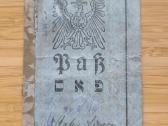 Ppk 1900-1918 jidiš-vokiškas pasas Riga Kaunas
