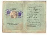 Lenkijos pasas 1915 Sieradz Polen 1915