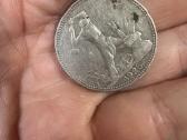 1 poltinnik Kalvis 1925 Sidabrinė moneta