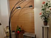 Vintažinis mid century Bilka juodo chromo toršeras - nuotraukos Nr. 2