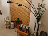 Vintažinis mid century Bilka juodo chromo toršeras - nuotraukos Nr. 7