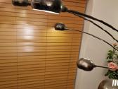 Vintažinis mid century Bilka juodo chromo toršeras - nuotraukos Nr. 15
