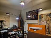 Vintažinis mid century Bilka juodo chromo toršeras - nuotraukos Nr. 22