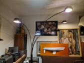 Vintažinis mid century Bilka juodo chromo toršeras - nuotraukos Nr. 26