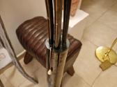 Vintažinis mid century Bilka juodo chromo toršeras - nuotraukos Nr. 29