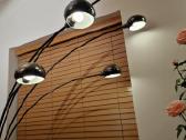 Vintažinis mid century Bilka juodo chromo toršeras - nuotraukos Nr. 35