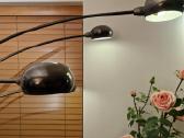 Vintažinis mid century Bilka juodo chromo toršeras - nuotraukos Nr. 37