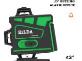 Lazerinis nivelyras Hilda 4d 16 su stovu - nuotraukos Nr. 5