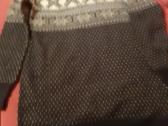 Kalėdinis šiltas megztukas Su Merino Vilna
